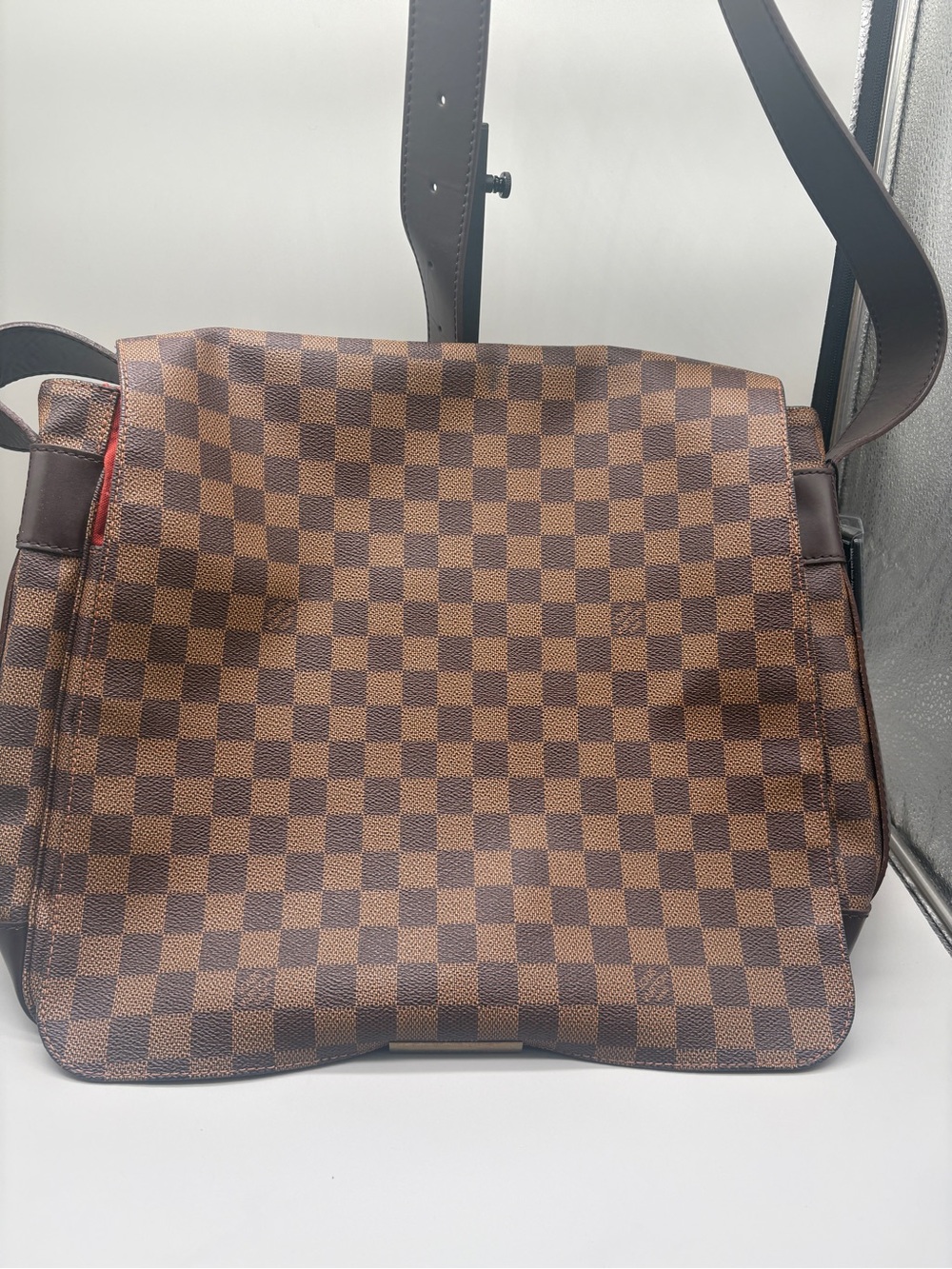 Louis Vuitton Damier Ebene Bastille Messenger Crossbody Bag